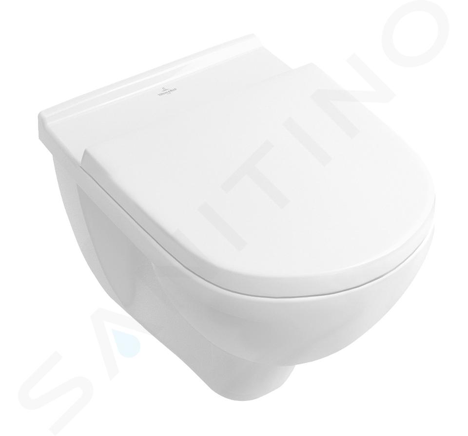 Villeroy & Boch O.novo - Závěsné WC, CeramicPlus, alpská bílá 566010R1