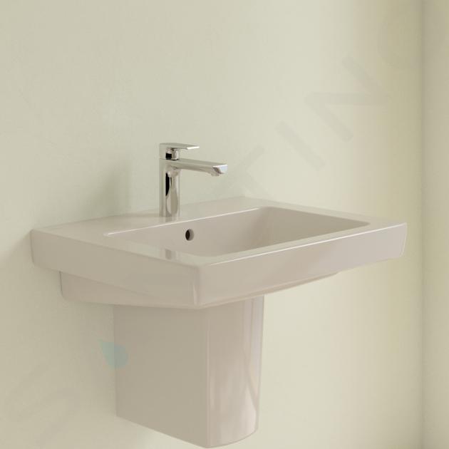 Villeroy & Boch Subway 2.0 - met overloop, 600x470 met Ceramicplus, pergamon |