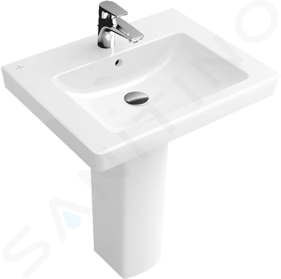 Villeroy & Boch Subway 2.0 - Waschbecken mit Überlauf, 55x44 cm, CeramicPlus, Alpinweiß 711355R1