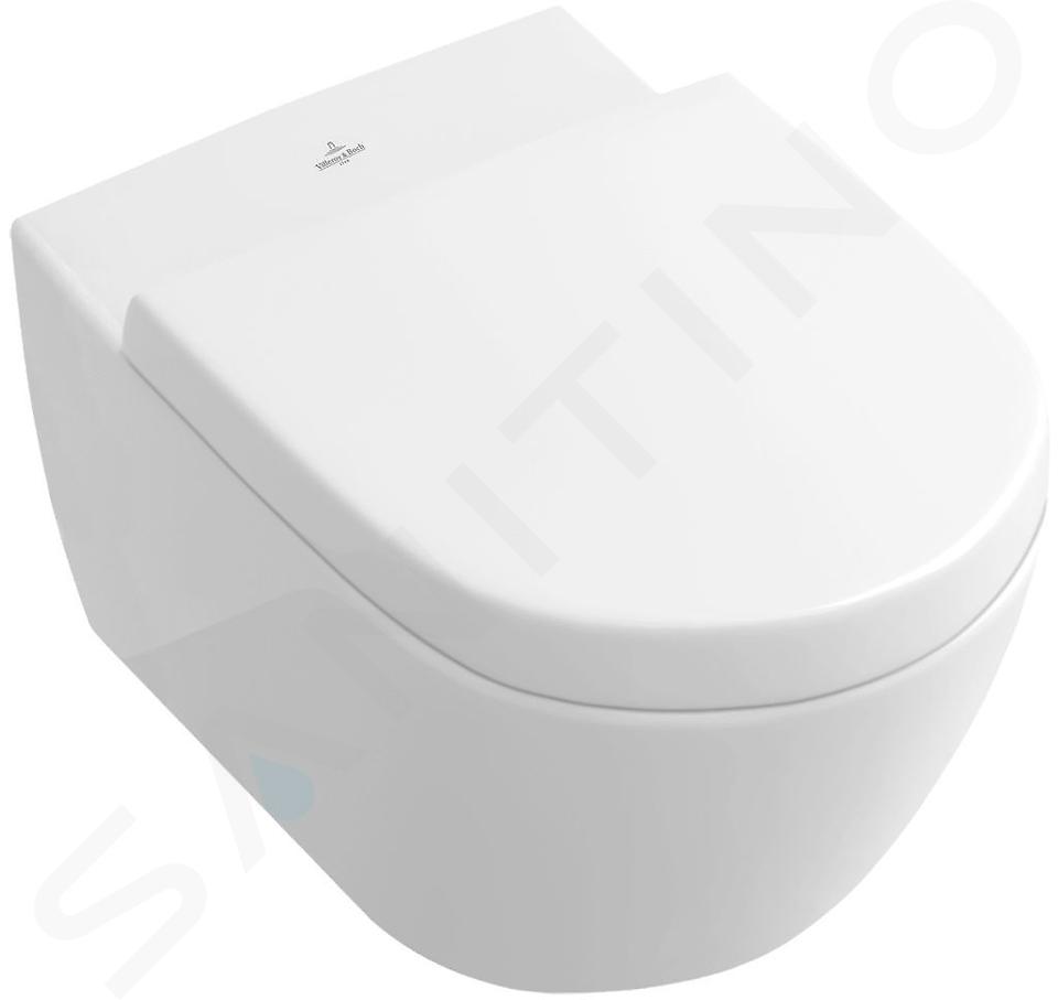 Villeroy & Boch Subway 2.0 - Toaletă suspendată, Aquareduct, alb alpin 56001001