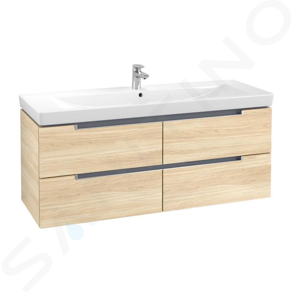 Villeroy & Boch Subway 2.0 - Umyvadlová skříňka, 1287x520x449 mm, Jilm Impresso A69800PN