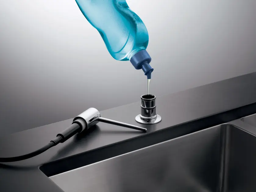 Franke Centinox - Seifenspender, für Loch 25-35 mm, 250 ml, Edelstahl ...