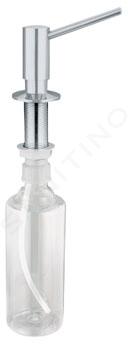 Franke Simple - Dispenser di sapone liquido, 500 ml, acciaio inox 119.0281.898