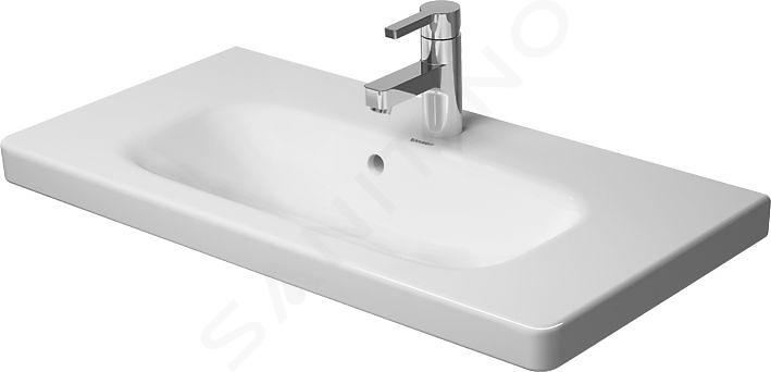 Duravit DuraStyle - Umývadlo nábytkové Compact, 785x400 mm, s 1 otvorom na batériu, biela 2337780000