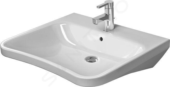 Duravit DuraStyle - Lavoar 650x570 mm, cu 1 orificiu pentru baterie, alb 2329650000