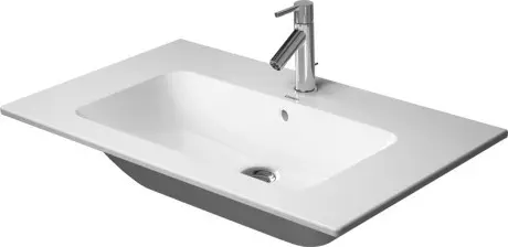 Duravit ME by Starck - Inbouw wastafel 830x490 mm, met 1 kraangat, alpine wit 2336830000