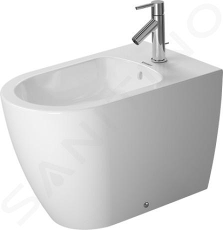 Duravit ME by Starck - Bidé de pie con rebosadero, blanco alpino 2289100000