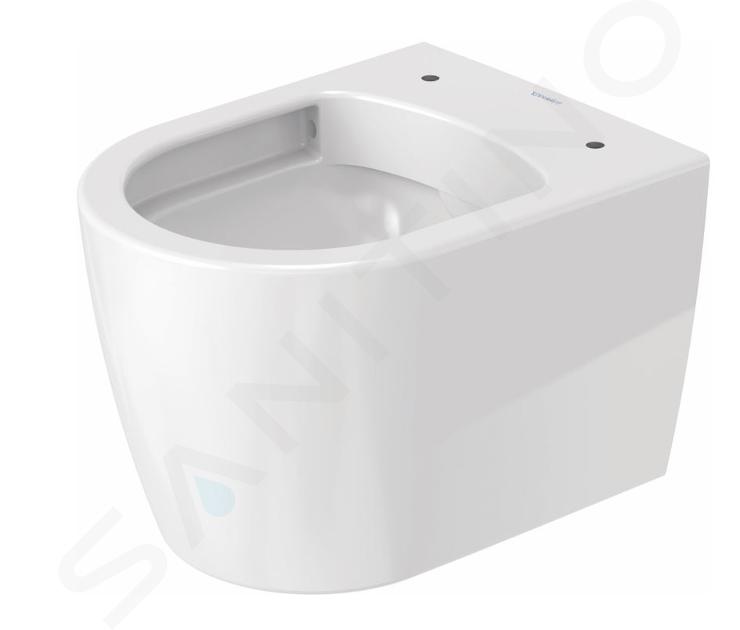 Duravit ME by Starck - Toaletă suspendată Compact, Rimless, cu HygieneGlaze, alb alpin 2530092000