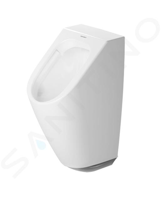 Duravit ME by Starck - Pisoar electronic, alimentare cu apă din spate, Rimless, alb 2809310000