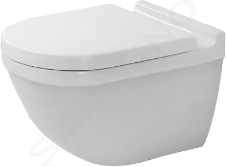 Duravit Starck 3 - Függő WC, perem nélküli, fehér 2527090000