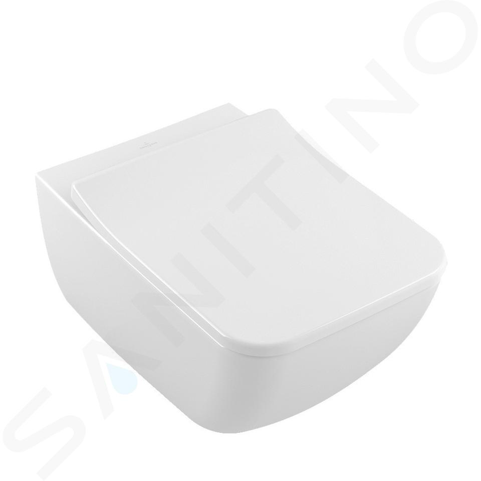 Villeroy & Boch Venticello - WC suspendu, DirectFlush, CeramicPlus, blanc alpin 4611R0R1