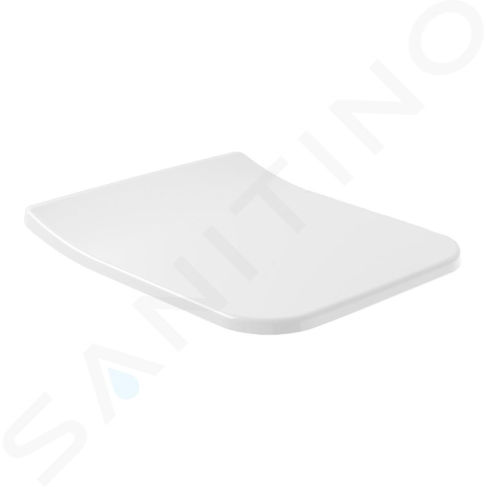 Villeroy & Boch Venticello - Asiento de WC con tapa, blanco 9M79S101