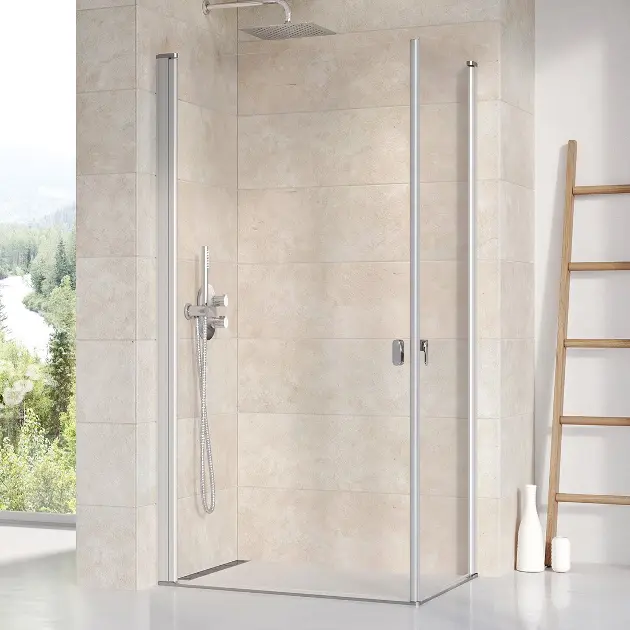 Levně Ravak Chrome - Sprchové dveře CRV1-80, 78-80 cm, satin/čiré sklo 1QV40U01Z1