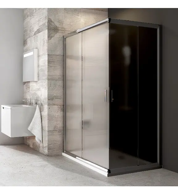 Ravak Blix - Zuhanyajtó BLRV2K 110 cm, fényes alumínium/üveg Grape 1XVD0C00ZG