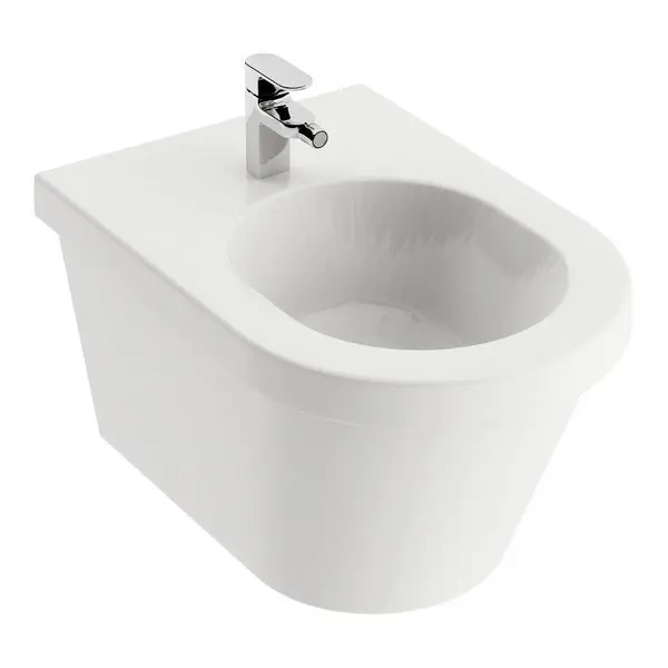 Ravak Chrome - Bidet ścienny, 360x525x300 mm, biały X01450