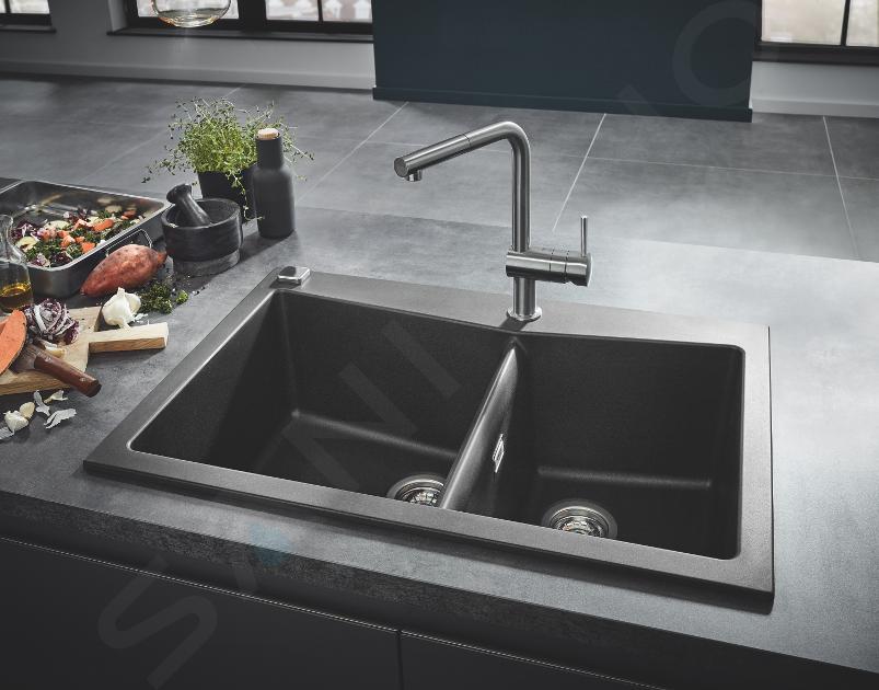 Grifo de cocina Grohe Minta Monomando de fregadero en forma L