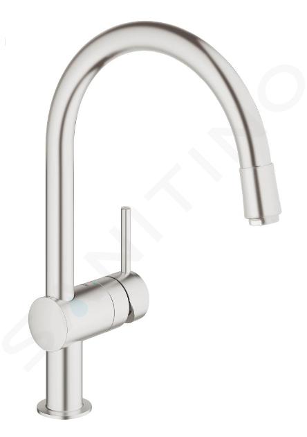 Grohe Minta - Mitigeur d'évier, supersteel 32918DC0