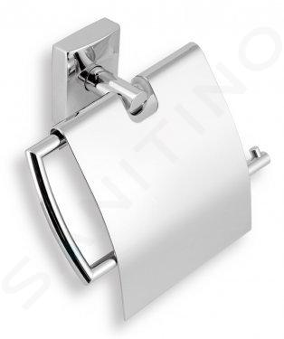 Novaservis Metalia 12 - Toiletrolhouder met deksel, chroom 0238,0