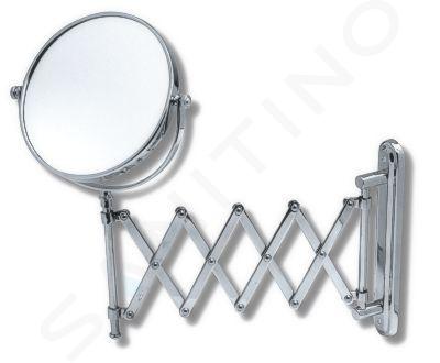 Novaservis Accessoires de salles de bain - Miroir cosmétique, grossissant, extractible, chromé 6968,0