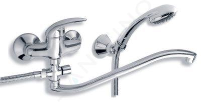 Novaservis Metalia 55 - Miscelatore per vasca da bagno con accessori, cromo 55033,0