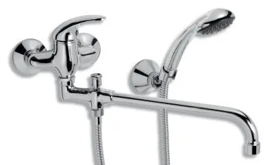 Levně Novaservis Metalia 55 - Vanová baterie nástěnná komplet, chrom 55037,0