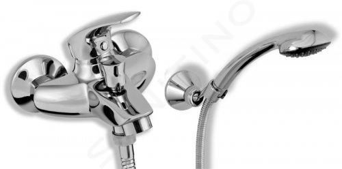 Novaservis Metalia 57 - Miscelatore per vasca da bagno con accessori, cromo 57024,0