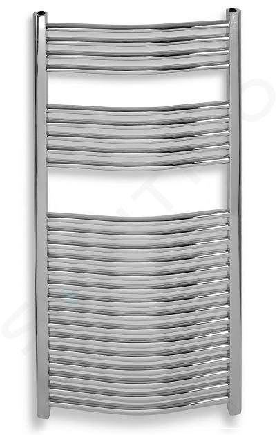 Novaservis Radiatoren - Badkamer radiator gebogen 450 mm, chroom 450/1200,0