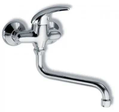 Novaservis Metalia 55 - Dřezová baterie 100 mm, lékařská páka, chrom 55074L/T,0