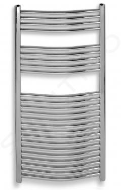 Novaservis Radiatoren - Badkamer radiator gebogen 600 mm, chroom 600/1800,0