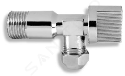 Novaservis Robineți de colț - Robinet de colț fără filtru 1/2" x 1/2", crom CF3003/15