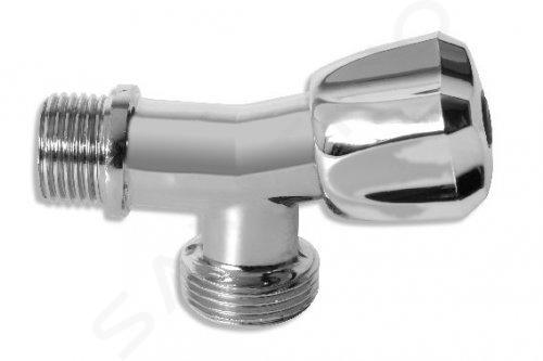 Novaservis Robinets d’angle - Vanne de lavage non ronde 1/2" x 3/4", chromée CF3017