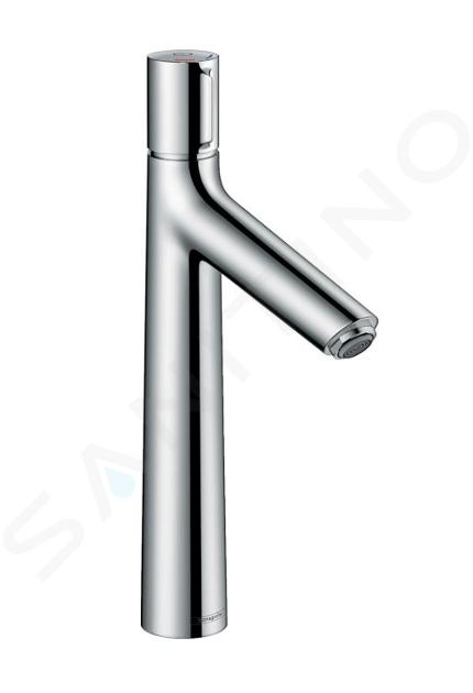 Hansgrohe Talis Select S - Waschtischarmatur 190, ohne Ablaufgarnitur, Knopfdruck Bedienung, verchromt 72045000