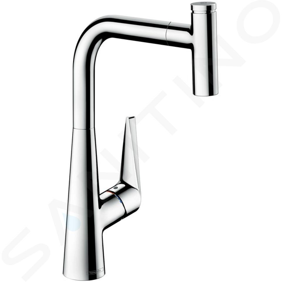 Hansgrohe Talis Select M51 - Dřezová baterie s výsuvným výtokem, chrom 72821000