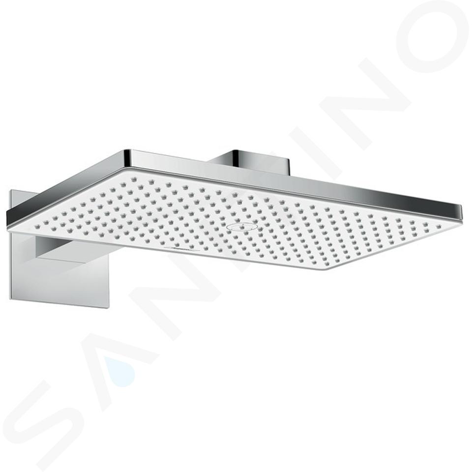 Hansgrohe Rainmaker Select - Douche de tête 460 1 jet avec bras de douche 460 mm, blanc/chrome 24003400