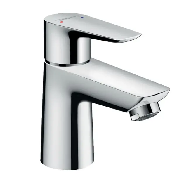 Hansgrohe Talis E - Miscelatore monocomando 80 CoolStart per lavabo, senza sistema di scarico, cromato 71704000