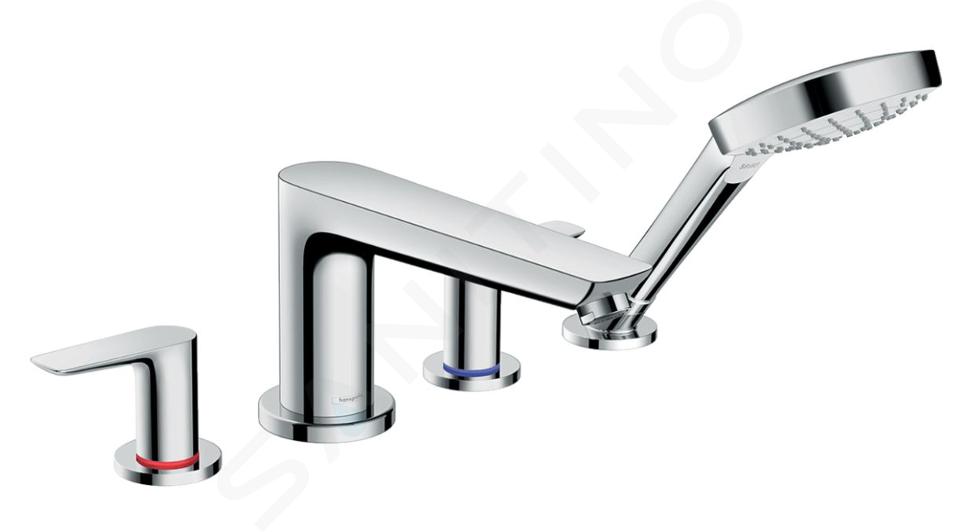 Hansgrohe Talis E - Mitigeur pour montage sur bord de baignoire, installation 4 trous, chrome 71748000