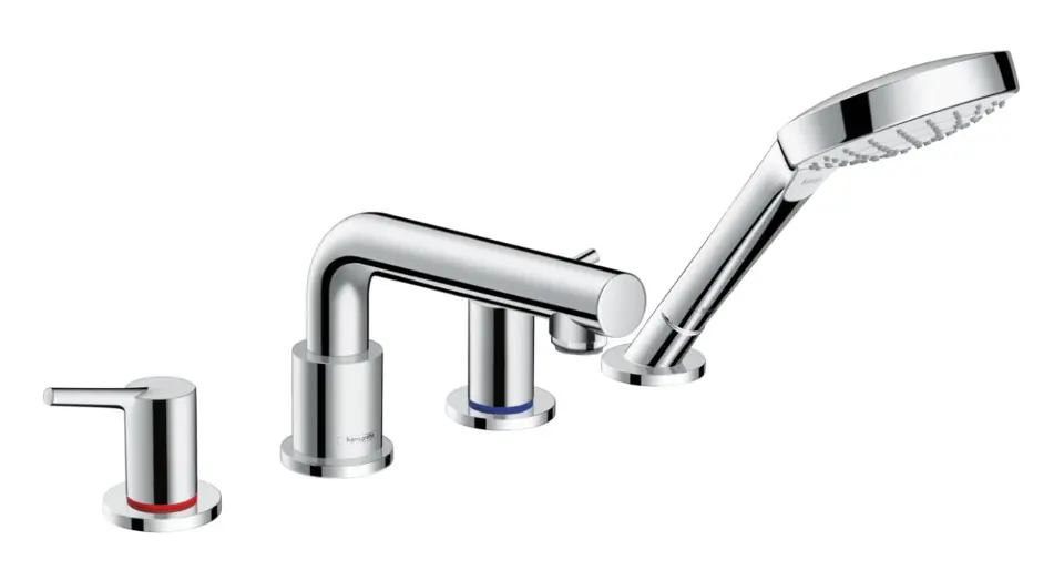 Levně Hansgrohe Talis S - Baterie na okraj vany, 4-otvorová instalace, chrom 72419000