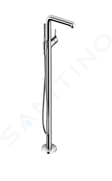 Hansgrohe Talis S - Miscelatore monocomando a pavimento per vasca da bagno con accessori, cromato 72412000