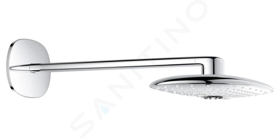 Grohe Rainshower SmartControl - Rociador de ducha 360 Duo, 2 chorros, brazo de ducha de 450 mm, cromo 26254000