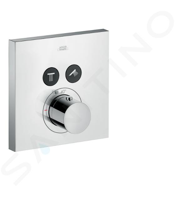 Axor ShowerSelect - Termostat pod omietku na 2 spotrebiče, chróm 36715000