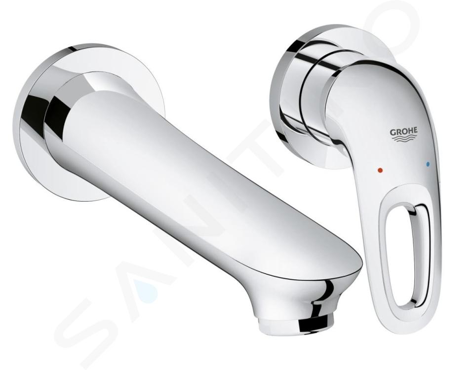 Grohe Eurostyle - Grifo de lavabo empotrado M, instalación 2 orificios, cromo 19571003