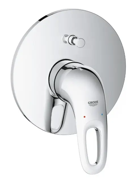 Grohe Eurostyle - Mitigeur de baignoire encastré, chrome 19506003