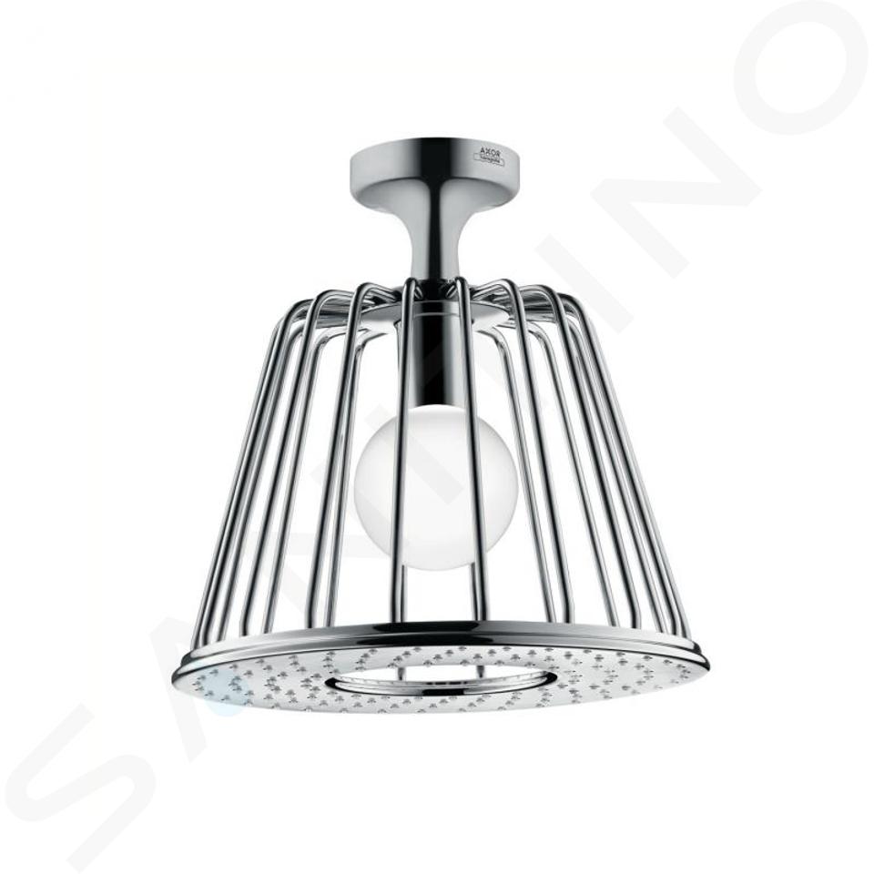 Axor LampShower - 1 straals hoofddouche met plafondaansluiting en Nendo design, chroom 26032000