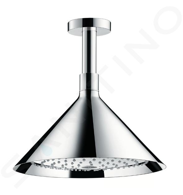 Axor Programme de douche - Douche de tête 240 2jet avec raccordement plafond et design Front, chrome 26022000