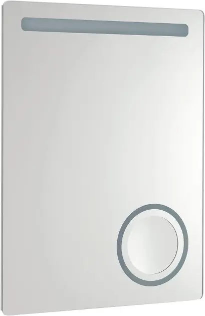 Sapho Astro - Mirroir 600x800 mm, éclairage LED, miroir de rasage MIRL2