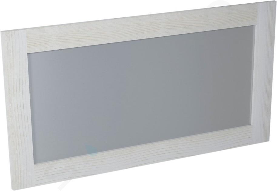 Sapho Brand - Miroir dans un cadre 1300x700 mm, vieux blanc BA062