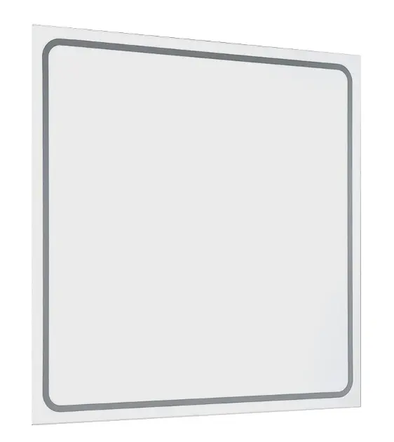 Sapho Gemini II - Ogledalo s LED rasvjetom, 55x55 cm GM055