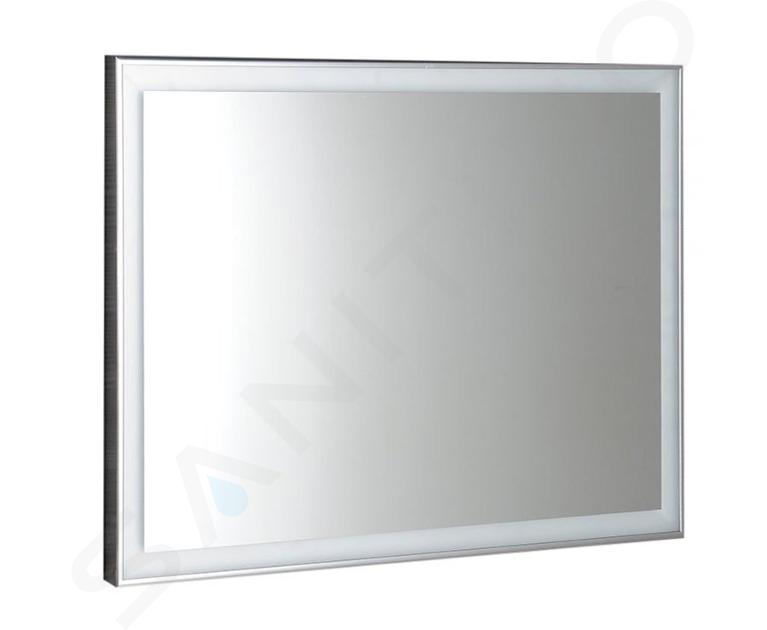 Sapho Luminar - Miroir en cadre avec éclairage LED, 700x500 mm, chrome NL556