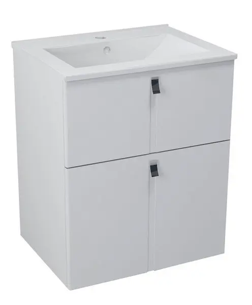 Sapho Mitra - Mobile lavabo 60x70x45 cm, bianco MT061