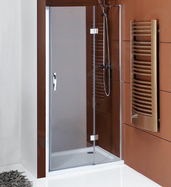 Gelco Legro - Puerta de ducha para hueco 800 mm, cristal transparente GL1280